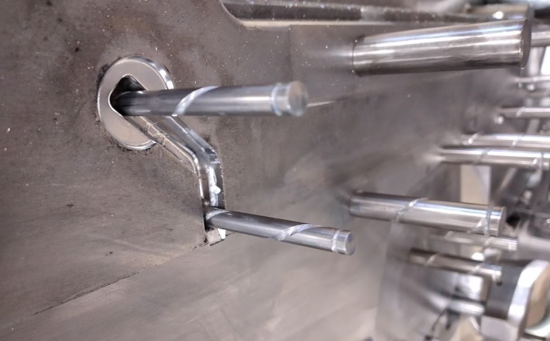  odvzdušnění studených vtoků u kaskád  vyhazovačem HelixPin je velmi účinné